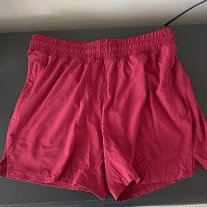 All in Motion Men’s Athletic Shorts in Deep Red